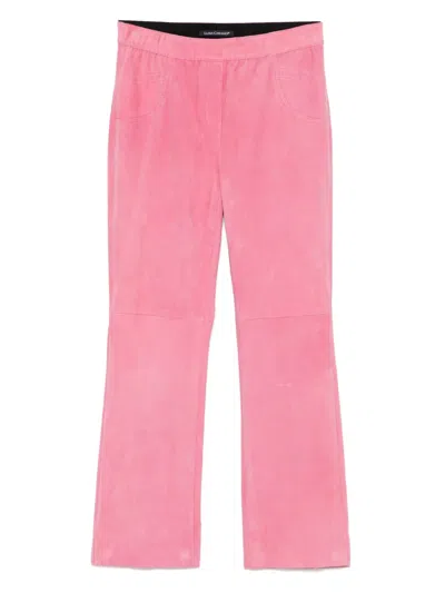 Luisa Cerano Suede Trousers