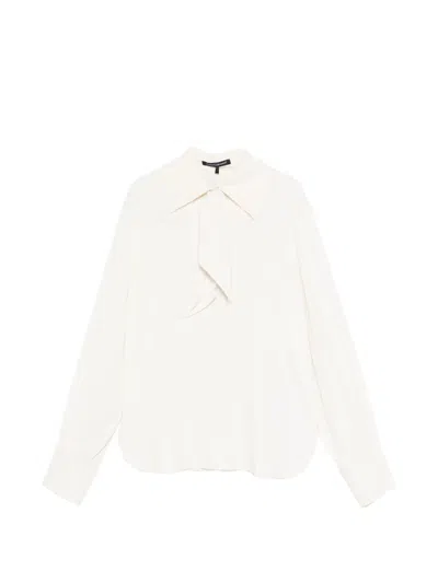 Luisa Cerano Tie-collar Shirt In White