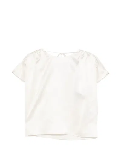 Luisa Cerano Tie-detail Blouse In White