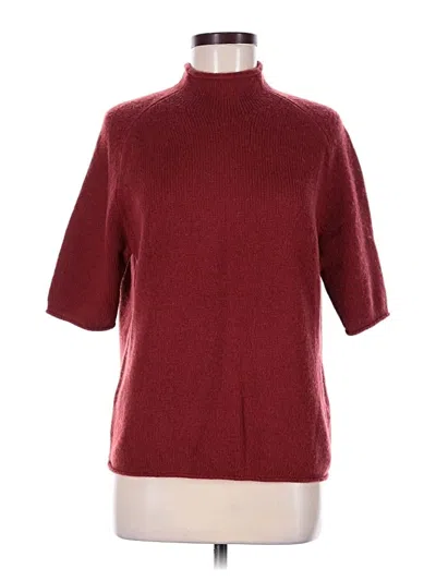 Luisa Cerano Turtleneck Sweater In Burgundy
