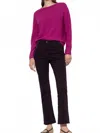 Luisa Cerano Twill Denim Jeans In Purple In Purple