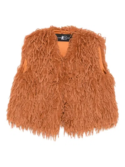 Luisa Cerano V-neck Vest In Brown
