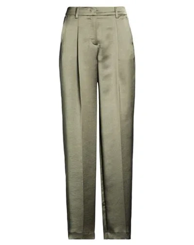 Luisa Cerano Woman Pants Military Green Size 10 Polyester In Brown