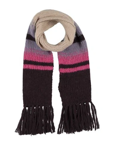 Luisa Cerano Woman Scarf Purple Size - Wool, Alpaca Wool, Polyamide