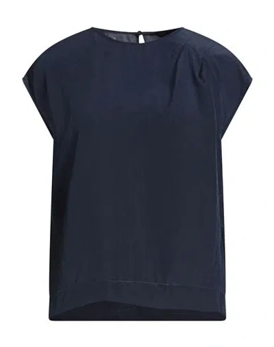 Luisa Cerano Woman Top Midnight Blue Size 6 Polyester