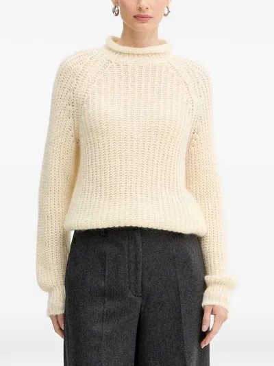 Luisa Spagnoli 터틀 넥 긴소매 스웨터 In Neutral