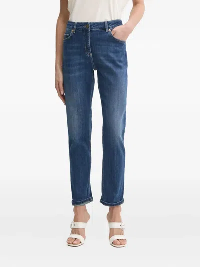 Luisa Spagnoli Accendino Jeans In Blue