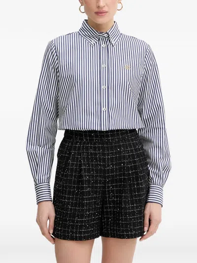 Luisa Spagnoli Barratura Embroidered Button-down Shirt In Multi