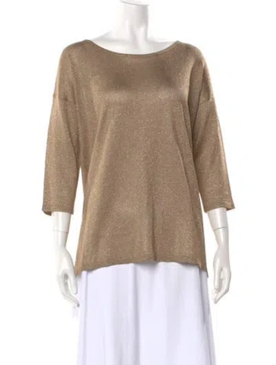 Pre-owned Luisa Spagnoli Bateau Neckline Sweater