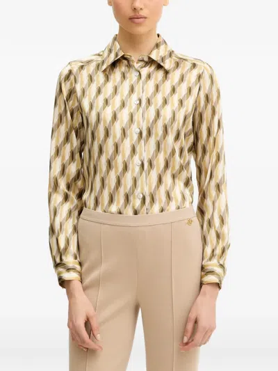 Luisa Spagnoli Belpasso Geometric Pattern Shirt In Multi