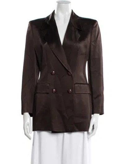 Pre-owned Luisa Spagnoli Blazer In Brown