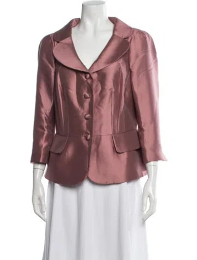Pre-owned Luisa Spagnoli Blazer In Pink