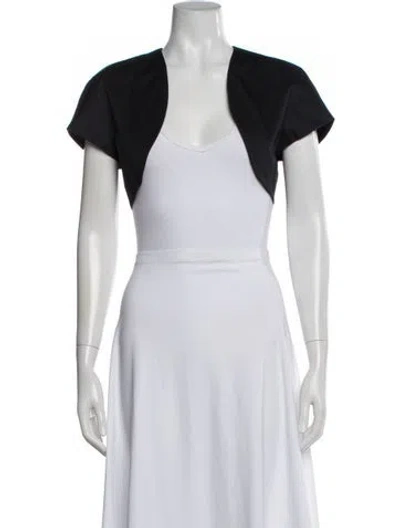 Pre-owned Luisa Spagnoli Bolero In Black