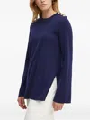 Luisa Spagnoli Button-detail Sweater In Blue
