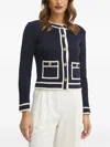 Luisa Spagnoli Button-fastening Pocket Cardigan In Blue