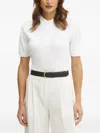 Luisa Spagnoli Continente Polo Shirt In White