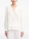 Luisa Spagnoli Cotton Blouse In White