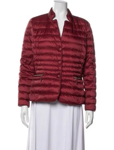 Pre-owned Luisa Spagnoli Down Jacket In Red