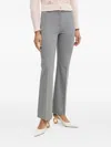 Luisa Spagnoli Flared Trousers In Gray