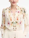 Luisa Spagnoli Floral-print Buttoned Maxi Dress In Multi