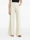 Luisa Spagnoli Herringbone Jeans In Neutral