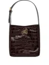 Luisa Spagnoli Importante Logo Tote Bag In Brown