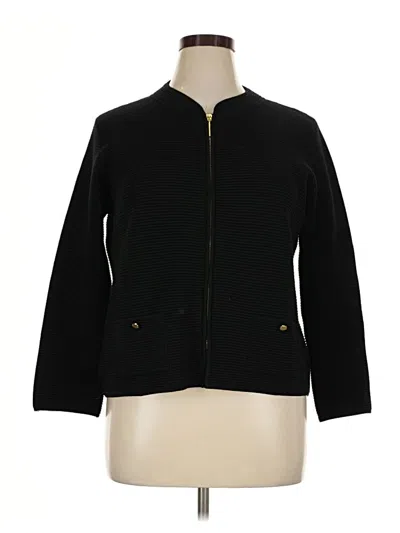 Pre-owned Luisa Spagnoli Jacket In Black