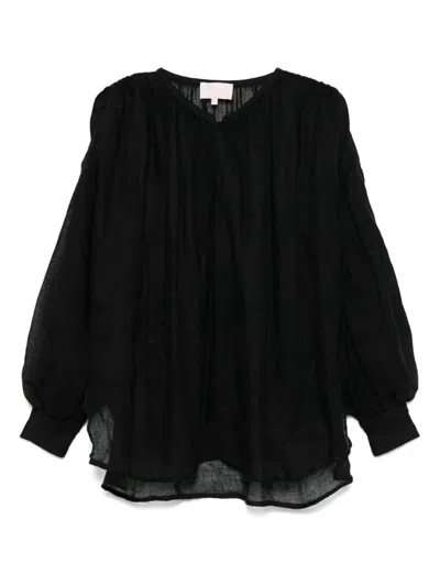 Luisa Spagnoli Bluse Aus Leinen