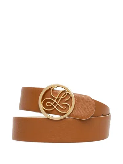 Luisa Spagnoli Logo-buckle Belt In Brown