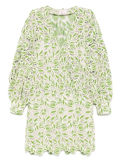 LUISA SPAGNOLI MACRAMÉ MINIDRESS