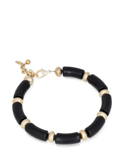 Luisa Spagnoli Niardo Beaded-link Necklace In Black