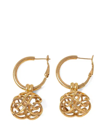 Luisa Spagnoli Ninfico Drop Earrings In Gold