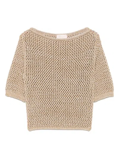 Luisa Spagnoli Openwork Sweater
