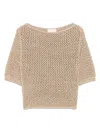 Luisa Spagnoli Openwork Sweater