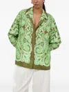 Luisa Spagnoli Paisley-print Button-down Shirt In Multi