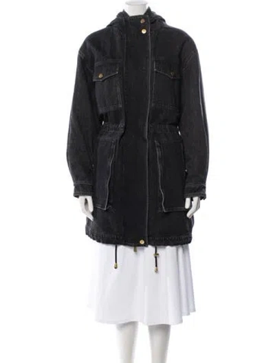Pre-owned Luisa Spagnoli Parka In Gray