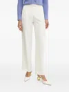 Luisa Spagnoli Pleated-front Trousers In White
