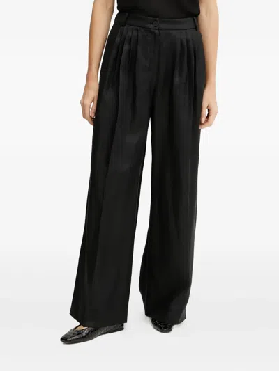 Luisa Spagnoli Pleated Trousers In Black