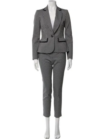 Pre-owned Luisa Spagnoli Printed Pantsuit In Blue