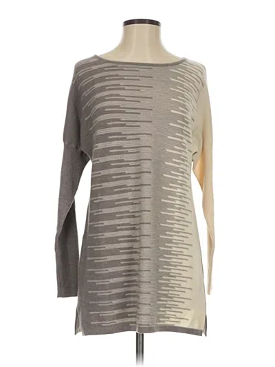 Pre-owned Luisa Spagnoli Pullover Sweater In Gray