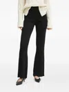 Luisa Spagnoli Ribbed Trousers In Black