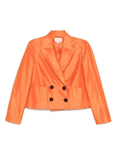 LUISA SPAGNOLI SILK SHANTUNG JACKET