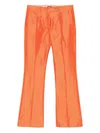 Luisa Spagnoli Silk Straight-leg Trousers