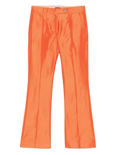 LUISA SPAGNOLI SILK SHANTUNG PANTS