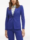 Luisa Spagnoli Single-button Pocket Blazer In Blue