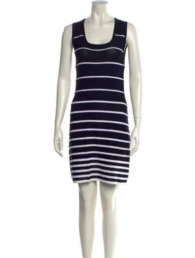 Pre-owned Luisa Spagnoli Striped Knee-length Dress In Multi