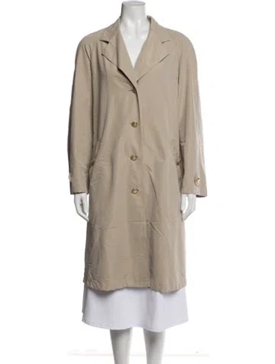 Pre-owned Luisa Spagnoli Trench Coat In Neutrals