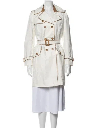 Pre-owned Luisa Spagnoli Trench Coat In Neutrals