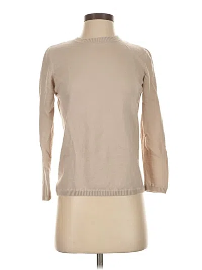 Pre-owned Luisa Spagnoli Turtleneck Sweater In Tan