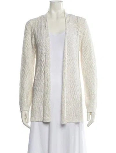 Pre-owned Luisa Spagnoli V-neck Sweater In Neutral